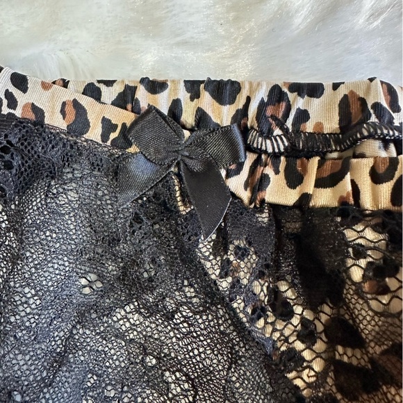 Cacique Plus Size Sexy Lace Skirted Thong Panty Leopard Print Size 22-24 NWT - Picture 4 of 8